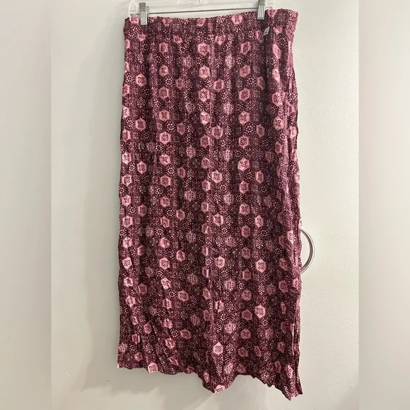 Passenger Hannah skirt in tile wine maxi skirt - Picture 10 of 12